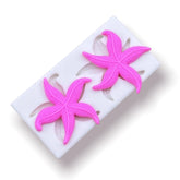 Molde Silicona Estrellas de Mar x 2